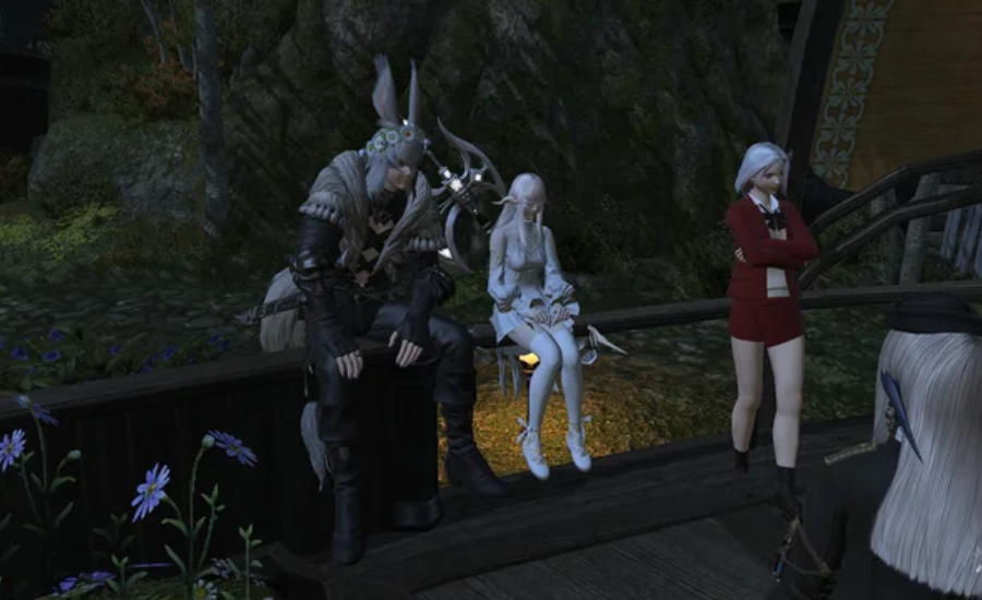 ffxiv sit on ledge emote