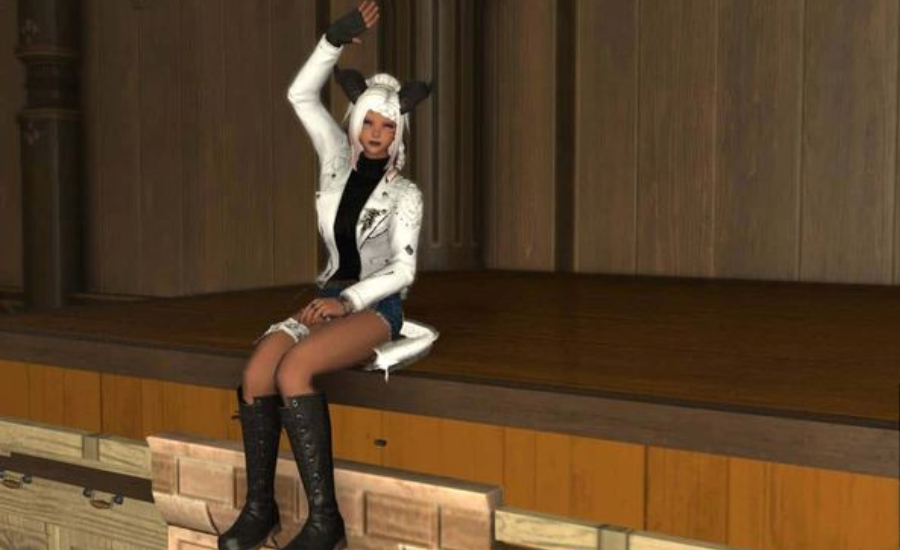 ffxiv sit on ledge emote